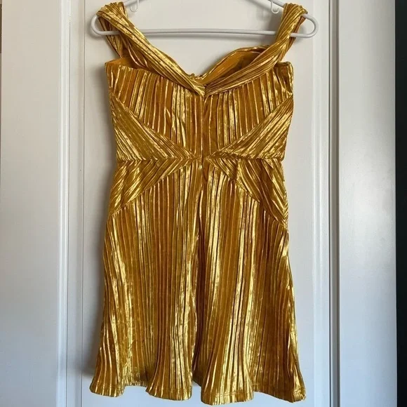 NBD Danica Mini Dress in Saffron Yellow - Picture 5 of 14